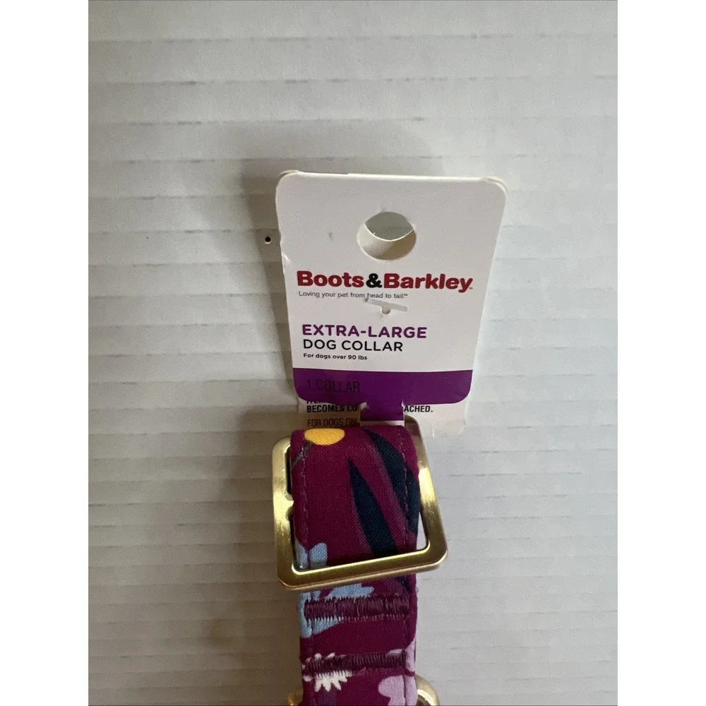 Floral Fashion Dog Collar - XL‎ - Boots & Barkley